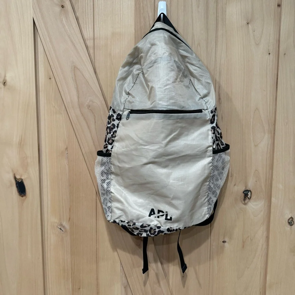 APL Cheetah Print Backpack Athletic Propulsion Labs All Purpose Packable Bag